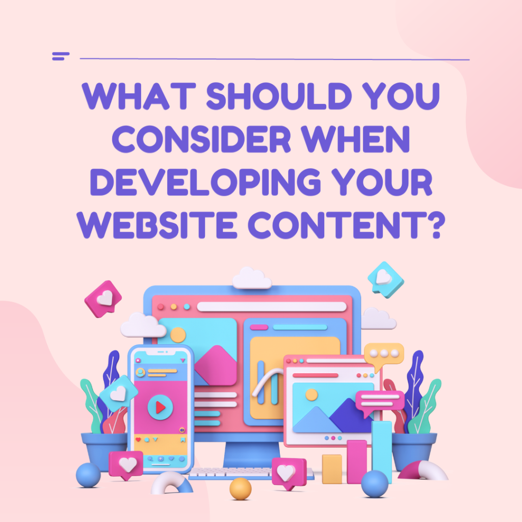 Developing Your Website Content