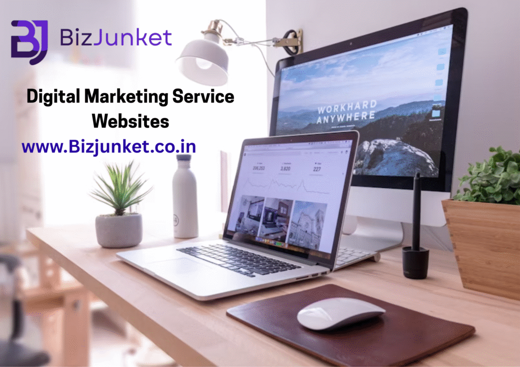 digital marketing service websites offer the platform, credibility, and tools needed to attract and convert visitors into paying customers.